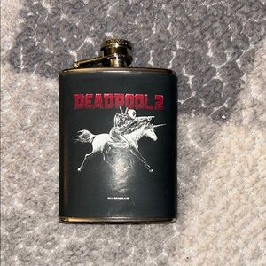 Deadpool 2 Black Flask